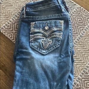 rock revivals size 28 hardly worn, asking 75